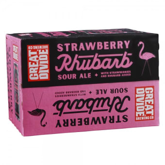 Great Divide Strawberry Rhubarb Sour Ale - 6 cans / 12oz