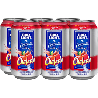 Bud Light Chelada Original With Clamato - 6 cans / 12oz