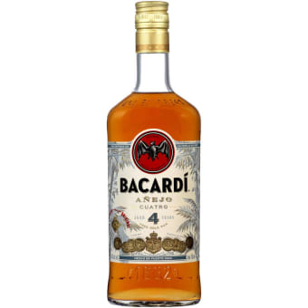 Bacardi Anejo Cuatro 4 Years - 750mL