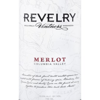 Revelry Merlot Vintners Columbia Valley 2017 750ml
