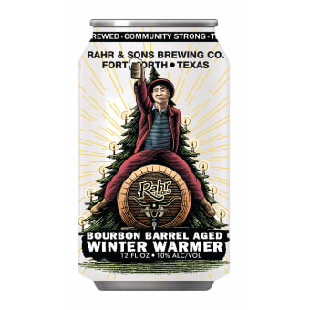 Rahr & Sons Bourbon Barrel Aged Winter Warmer - 6 pack can / 12oz