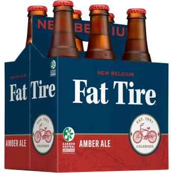 New Belgium Fat tire - 6 pack bottle / 12oz