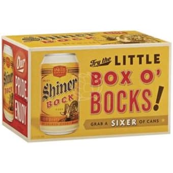 Shiner's Original - 6 pack can / 12oz