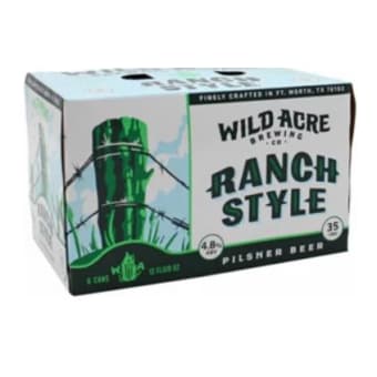 Wild Acre Ranch style - 6 pack can / 12oz