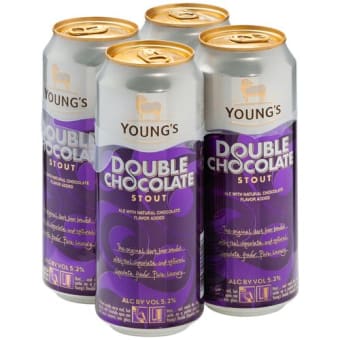 Youngs Double Chocolate Single - 4 pack can / 16oz