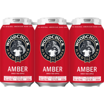 Woodchuck Amber - 6 pack can / 12oz