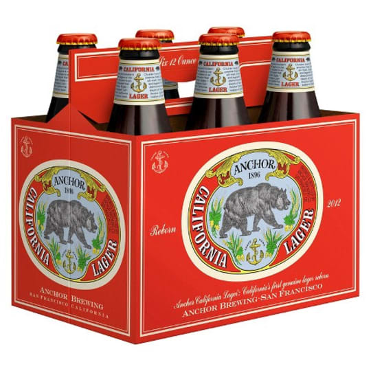 Anchor California Lager 6 pack bottle - 