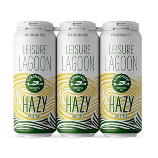 Coronado Leisure Lagoon Hazy Pale Ale 6 pack 16oz can Coronado Leisure Lagoon Hazy Pale Ale 6 pack 16oz can -