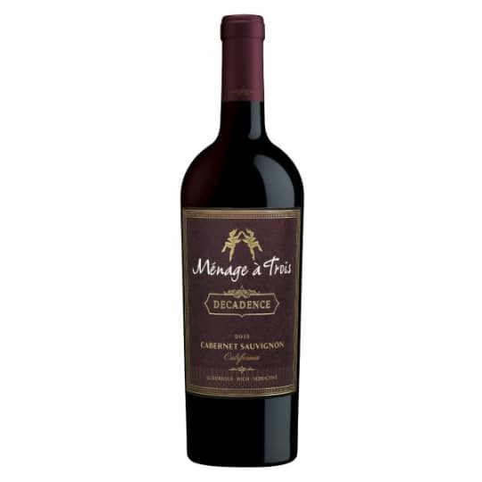 Menage A Trois Decadence Cabernet Sauvignon Menage A Trois Decadence Cabernet Sauvignon -