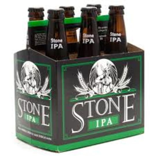 Stone IPA 6 pack bottle - 