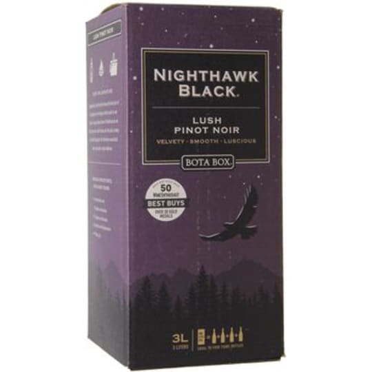 BOTA BOX NIGHTHAWK BLACK LUSH PINOT NOIR 3L Delivery in Gaithersburg