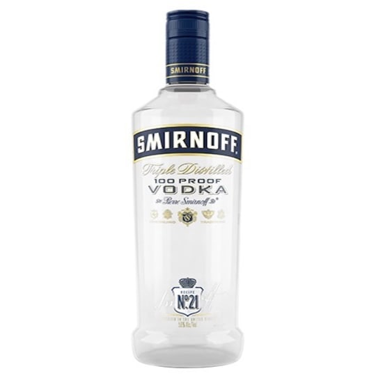 Smirnoff 100 proof 1.75 - 