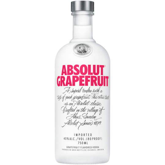 ABSOLUT GRAPEFRUIT 750ML - 