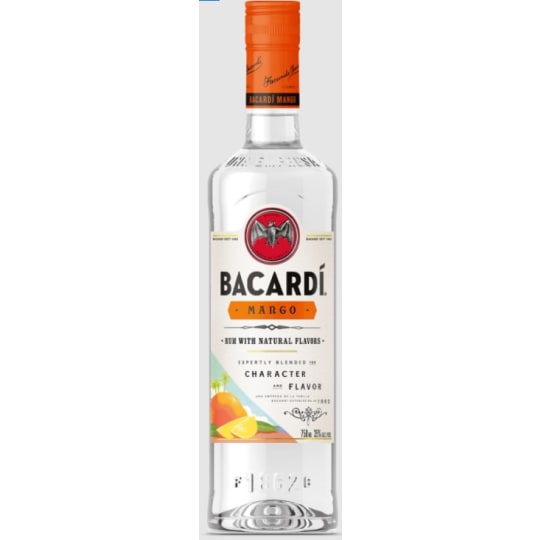 BACARDI MANGO 750ML - 