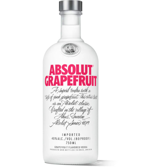 ABSOLUT GRAPEFRUIT 750ML - 