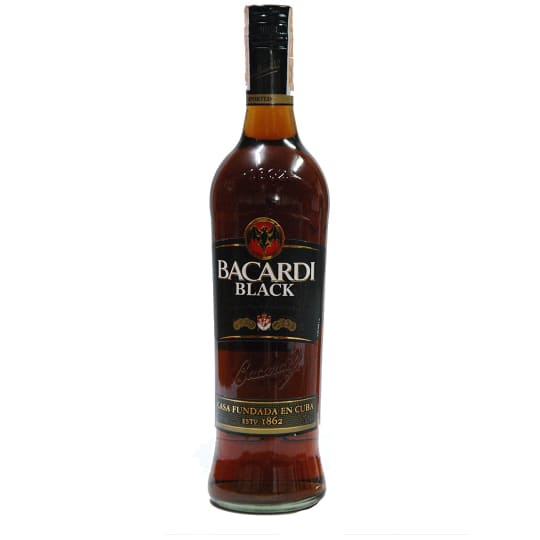 BACARDI BLACK 750ML - 