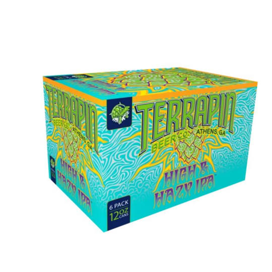 TERRAPIN HIGH & HAZY IPA 6PK CAN - 