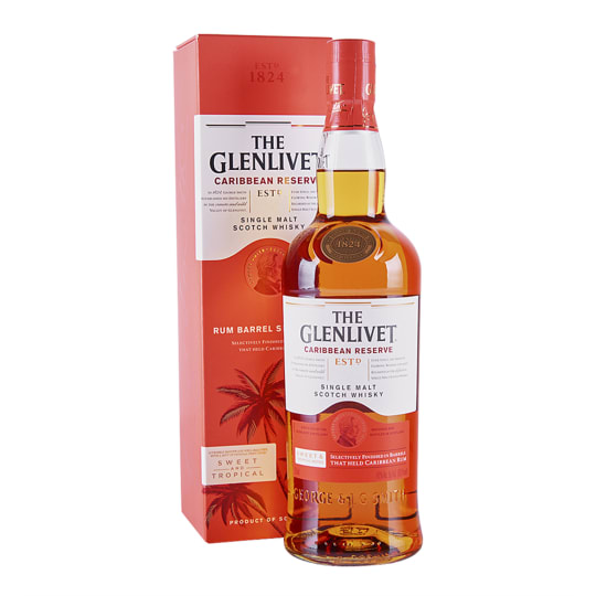 GLENLIVET CARIBBEAN RESERVE 750ML - 