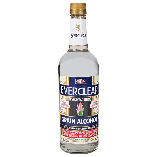 EVERCLEAR GRAIN ALCOHOL 750ML - 