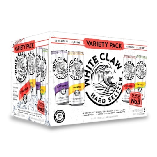 WHITE CLAW VARIETY NO.3 12PK CAN - 