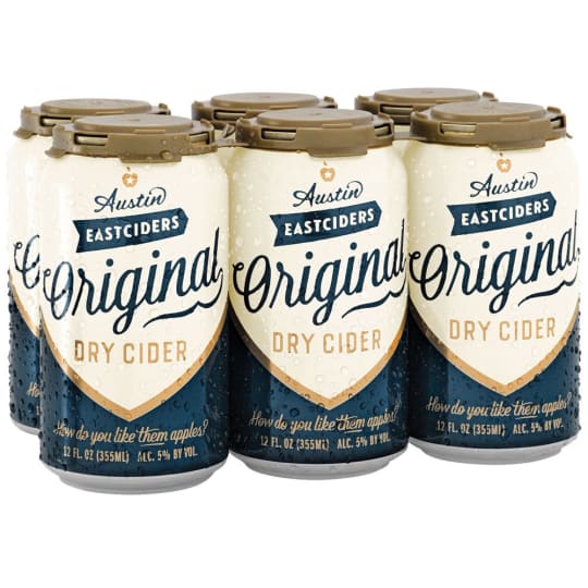 Austin Eastciders Original Dry Cider 6 x 12oz can Delivery in Brooklyn