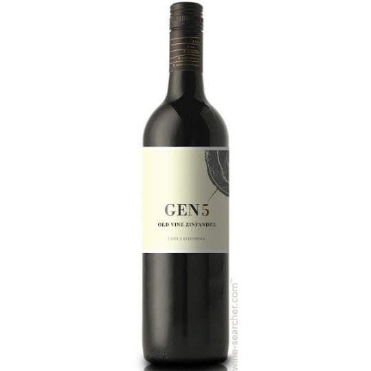 Gen 5 Old Vines Zinfandel 2017 750ml - 