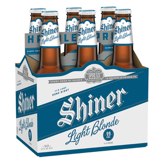 Shiner Light Blonde - 6 pack bottle / 12oz - 