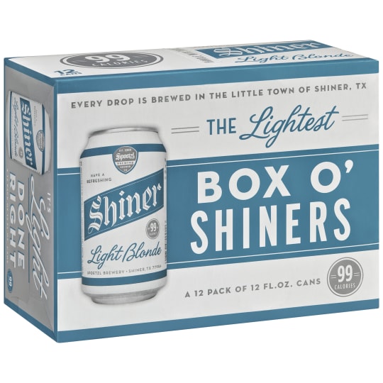 Shiner Light Blonde - 12 pack can / 12oz - 
