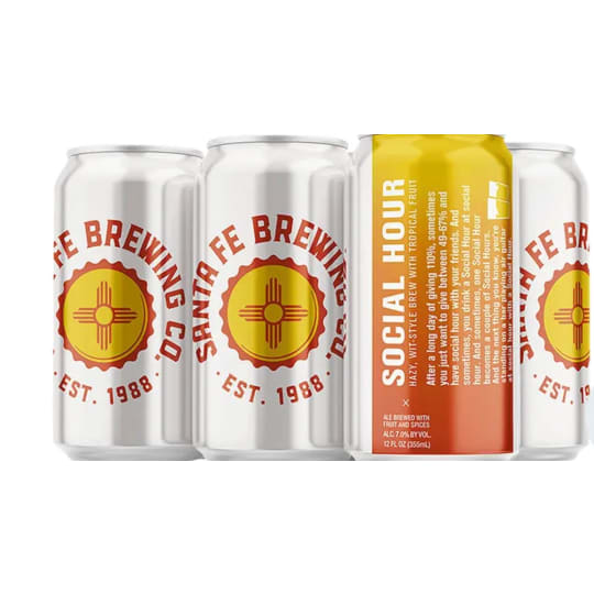 Santa FE Social Hour - 6 pack can / 12oz - 