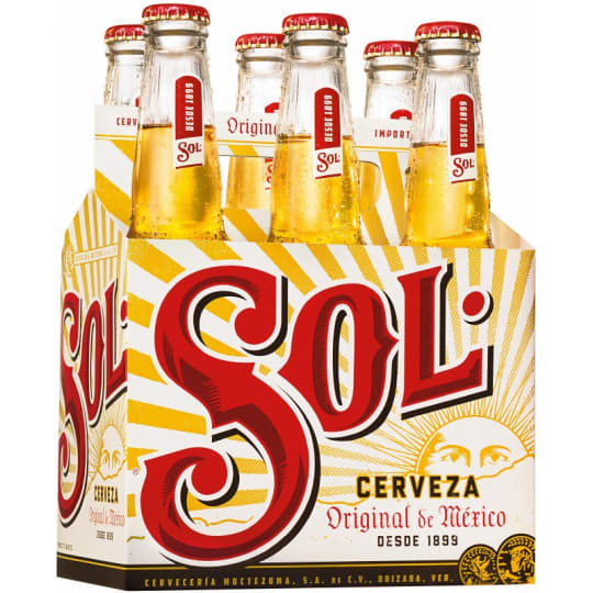 Sol Cerveza - 6 pack bottle / 12oz - 