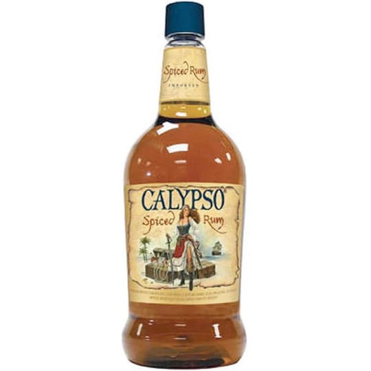 Calypso Spiced Rum - 1.75L - Made with fresh Caribbean rum, Calypso Spiced is the perfect choice for every occasion. Your journey with Calypso Spiced will begin with a nutty nose that is lightly spiced, leading to a warm body of roasted marshmallows and baked fruit with a long and mildly peppered finish for a round ending.     Whether you're planning a casual hang out or throwing a beach party with your friends, pour a glass and toast to the spirit of a good time that only Calypso Spiced Rum can help you capture. Calypso’s smooth taste mixes perfectly into your favorite tasty cocktail or classic rum and cola.     Try our Signature Calypso Spiced Apple Rum Rickey     • ¾ Ounces Applejack   • ¾ Ounces Calypso Spiced rum   • Soda water   • ¼ Lime     Pour applejack and rum into highball glass over ice cubes. Fill with soda water. Squeeze lime and drop into glass. Stir and enjoy!
