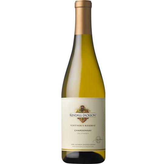 Kendall-Jackson Vintner's Reserve Chardonnay - 750mL - America's #1 selling Chardonnay for 22 years and counting! It's no wonder Vintner's Reserve Chardonnay is our most popular release. Handcrafted in small vineyard lots throughout the entire winemaking process, our grapes are from California’s cool, coastal growing regions of Monterey County, Santa Barbara County, Mendocino County and Sonoma County. Vintner's Reserve Chardonnay is fruit-forward, divinely complex, approachable and exceptionally food-friendly.