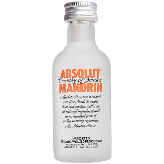 Absolut Mandrin Vodka - 50mL - 