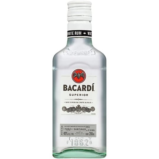 Bacardi 80 Proof Superior Rum - 200mL - 