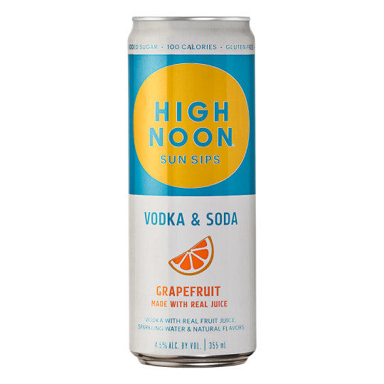 High Noon Black Vodka & Soda Grapefruit - 355mL - 