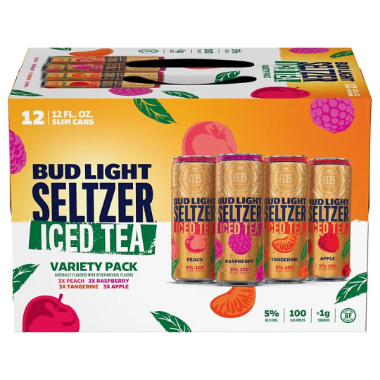 Bud Light Tea - 12 pack bottle 12oz - 