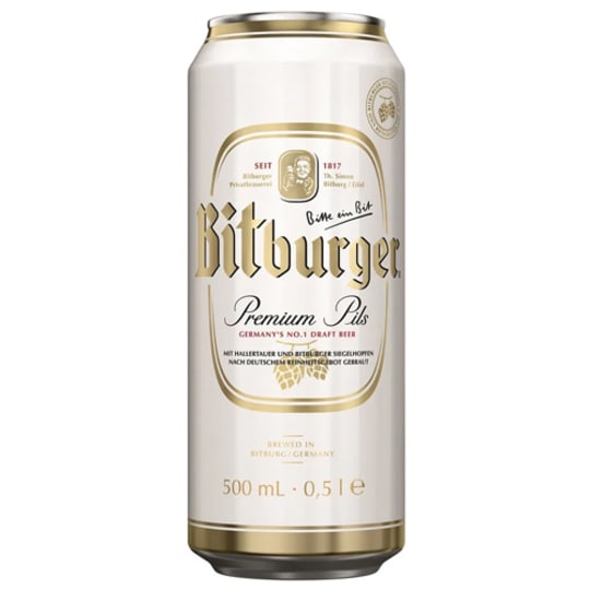 Bitburger - 6 pack can / 12oz - 
