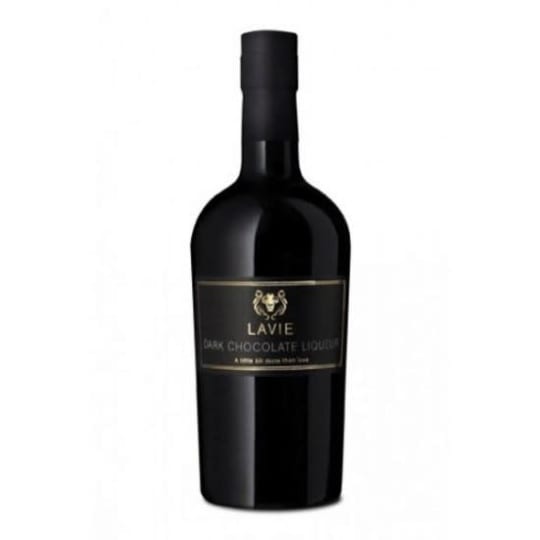 Lavie Dark Chocolate Liqueur - 750mL - The Lavie Dark Chocolate Liqueur is made with high-quality Dutch cocoa, It is sinfully delicious and will satisfy all chocolate cravings. This velvety liqueur can be served on its own, or creatively mixed into a dessert recipe, or as dessert itself. The liqueur is obtained in a unique fermentation process that gives cocoa a rich and complex aroma.The liqueur is made from natural ingredients that create harmony between sweetness, bitterness and spiciness.Intended for all chocolate lovers and even those who are not used to drinking alcoholic beverages, as its spiciness is pushed to the end of the taste for a very restrained alcoholic finish. Does not contain preservatives, artificial flavors or food coloring,