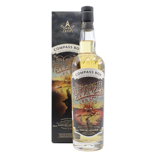 Compass Box The Peat Monster Gift Pack W/2 Glasses Scotch Whisky