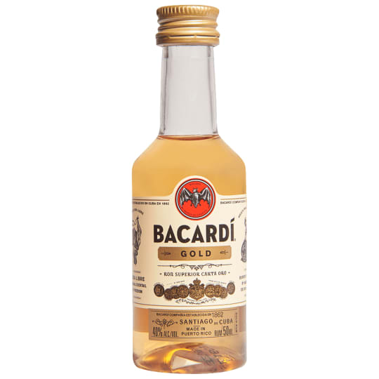 Bacardí Gold Rum - 50mL - 