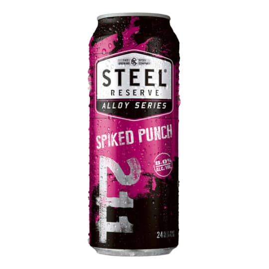 Steel Reserve Spiked Punch Flavored Malt Beverage - 1 can / 24oz Steel Reserve Spiked Punch Flavored Malt Beverage - 1 can / 24oz -