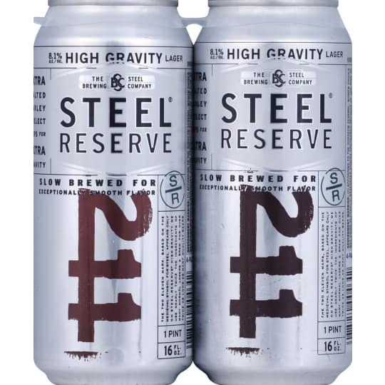 Steel Reserve 211 High Gravity Lager - 4 cans / 16oz - 