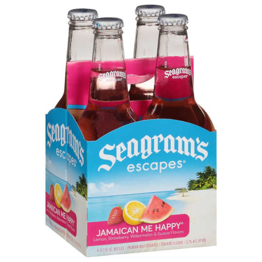Seagram's Escapes Jamaican Me Happy - 4 bottles / 11.2oz - 