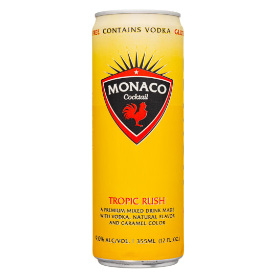 Monaco Tropic Rush Cocktail - 1 can / 12oz - 