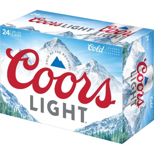 Coors Light - 24 pack cans - 