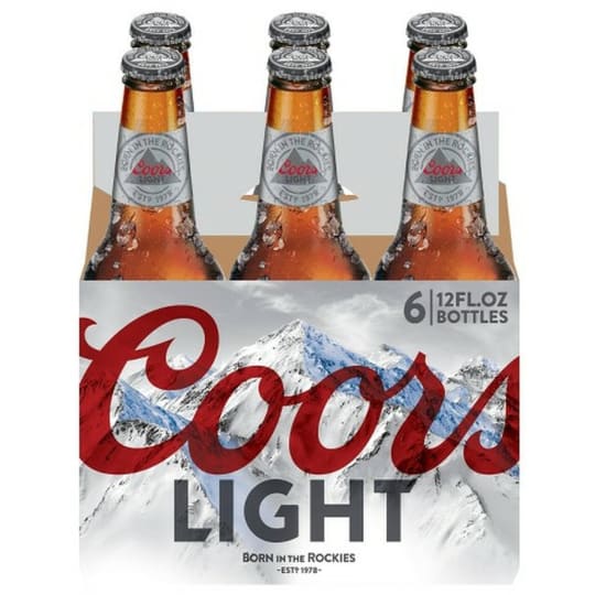 Coors Light - 6 pack - 