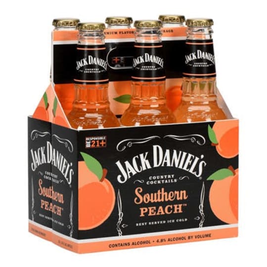Jack Daniels Peach - 6 pack bottles - 