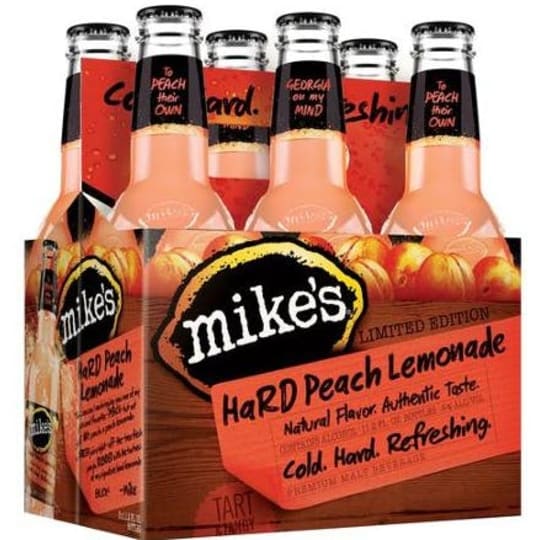 Mike's Peach - 6 pack - 