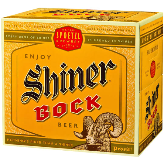 Shiner Bock - 12 pack bottles - 