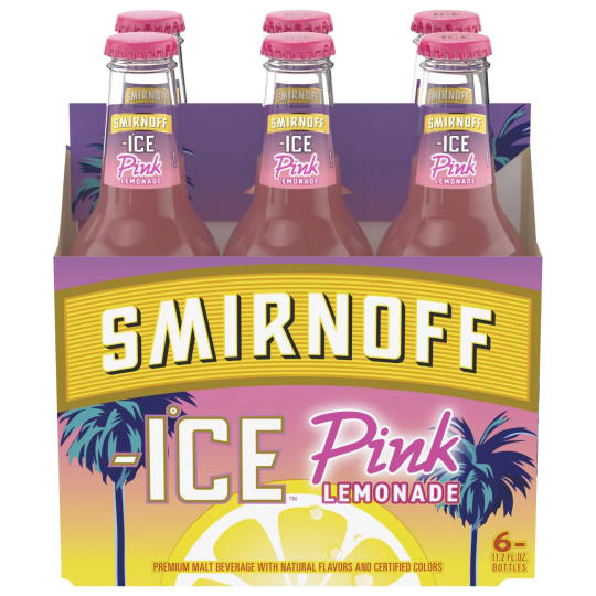 Smirnoff Ice Pink Lemonade - 6 pack - 